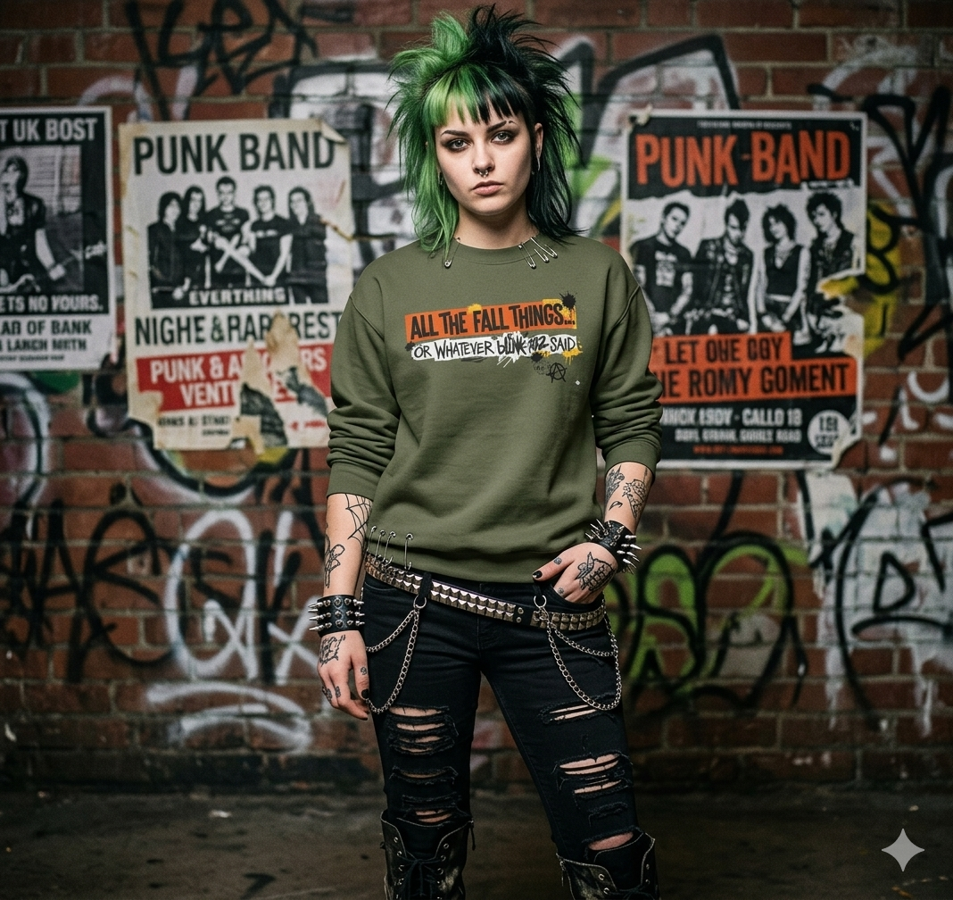 All The Fall Things… Unisex Midweight Softstyle Fleece Crewneck Sweatshirt