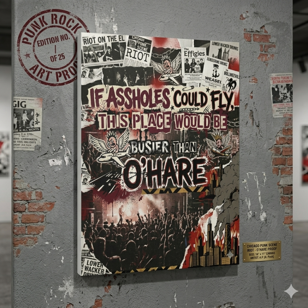 Alkaline Trio Classic Stretched Canvas