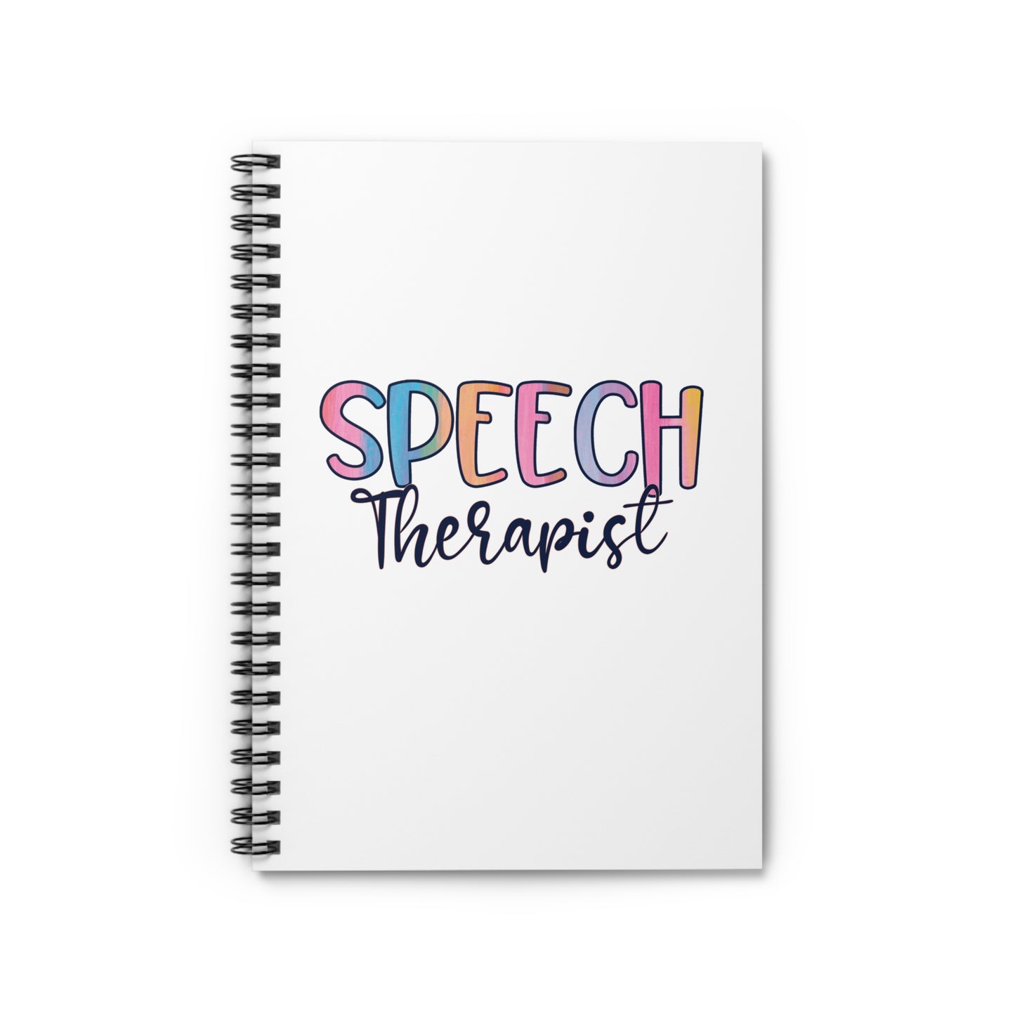 Speech Therapist Spiral Notebook - Ruled Line