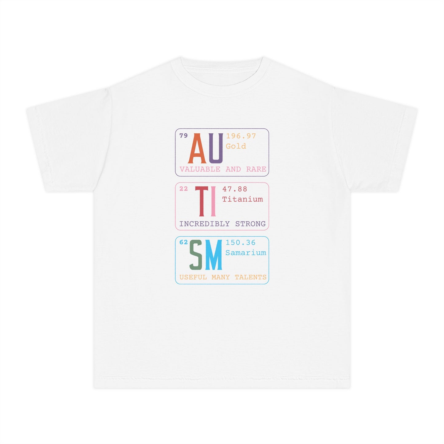 Autism Elements Youth Midweight Tee