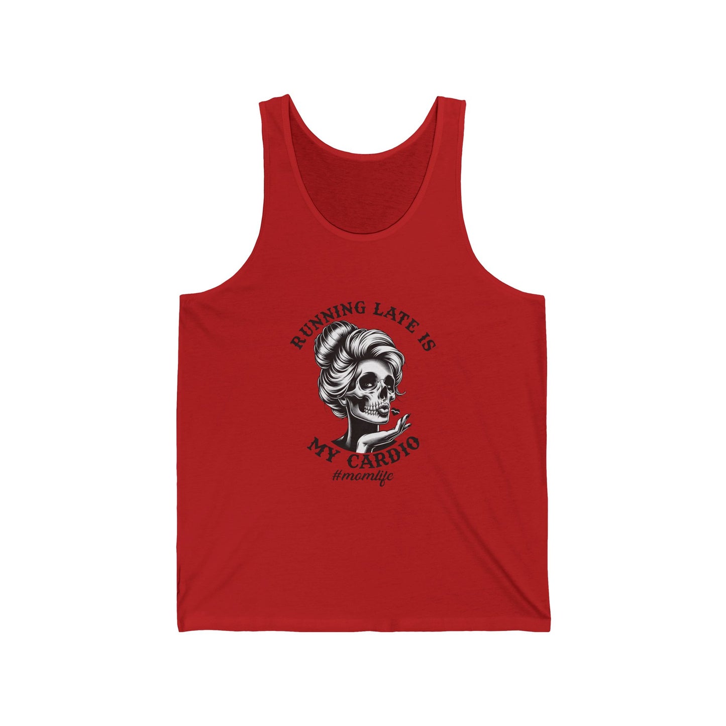 Running Late is My Cardio Unisex Jersey Tank