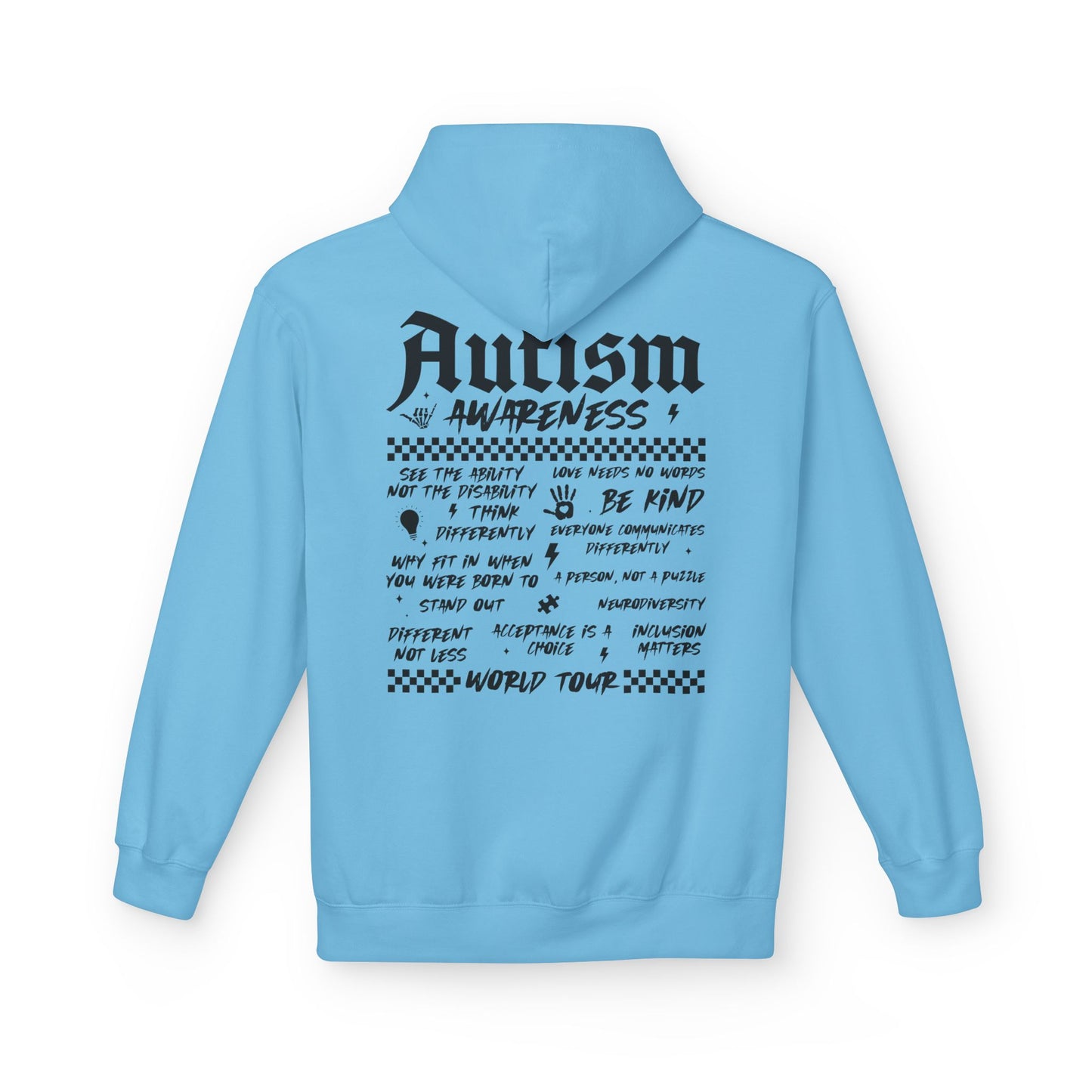 Autism World Tour Unisex Midweight Softstyle Fleece Hoodie