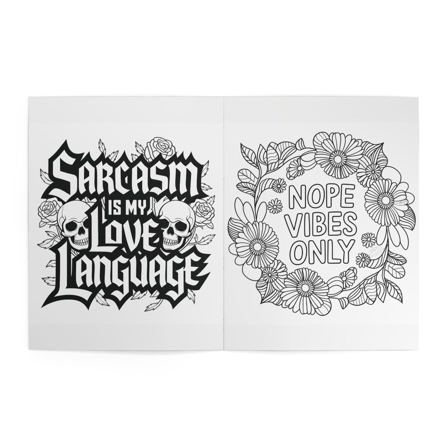 Adult Sarcasm Coloring Book