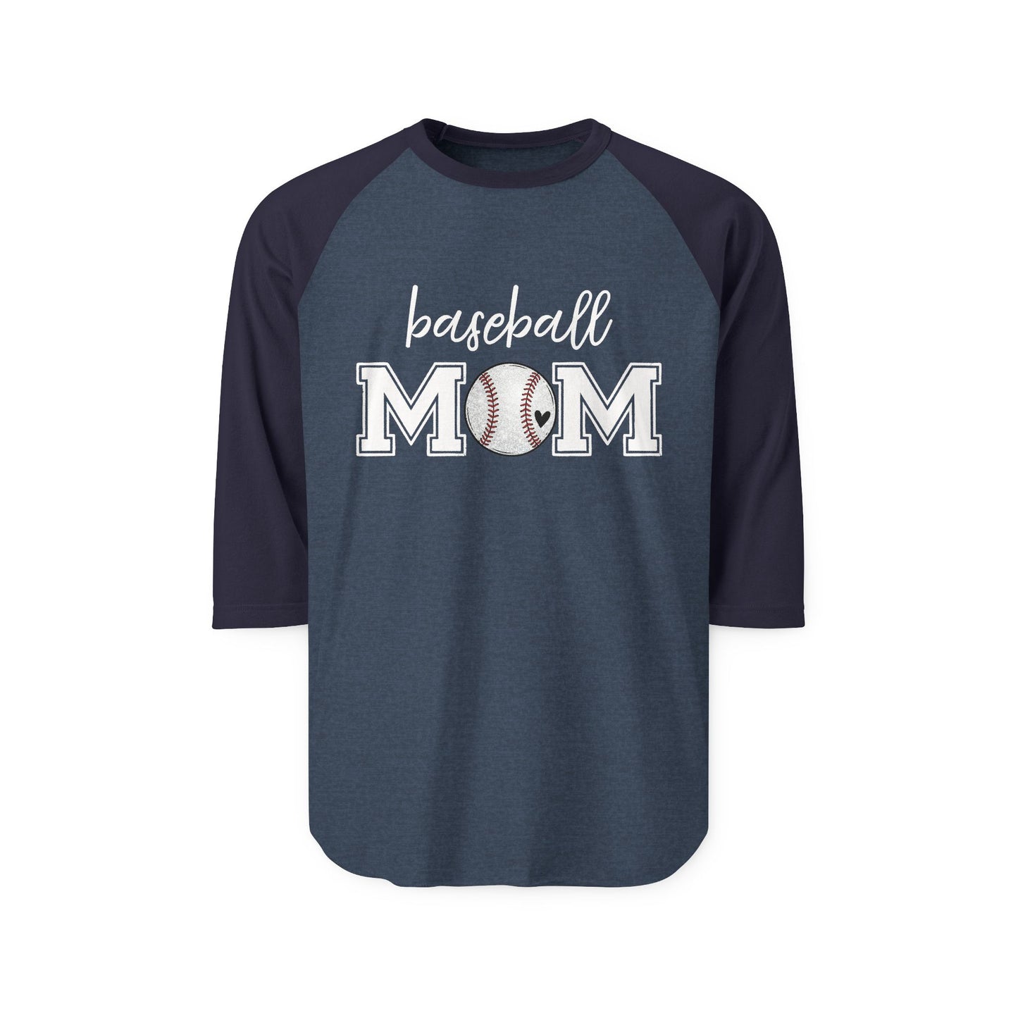 Baseball Mom Unisex Three-Quarter Sleeve Raglan Shirt