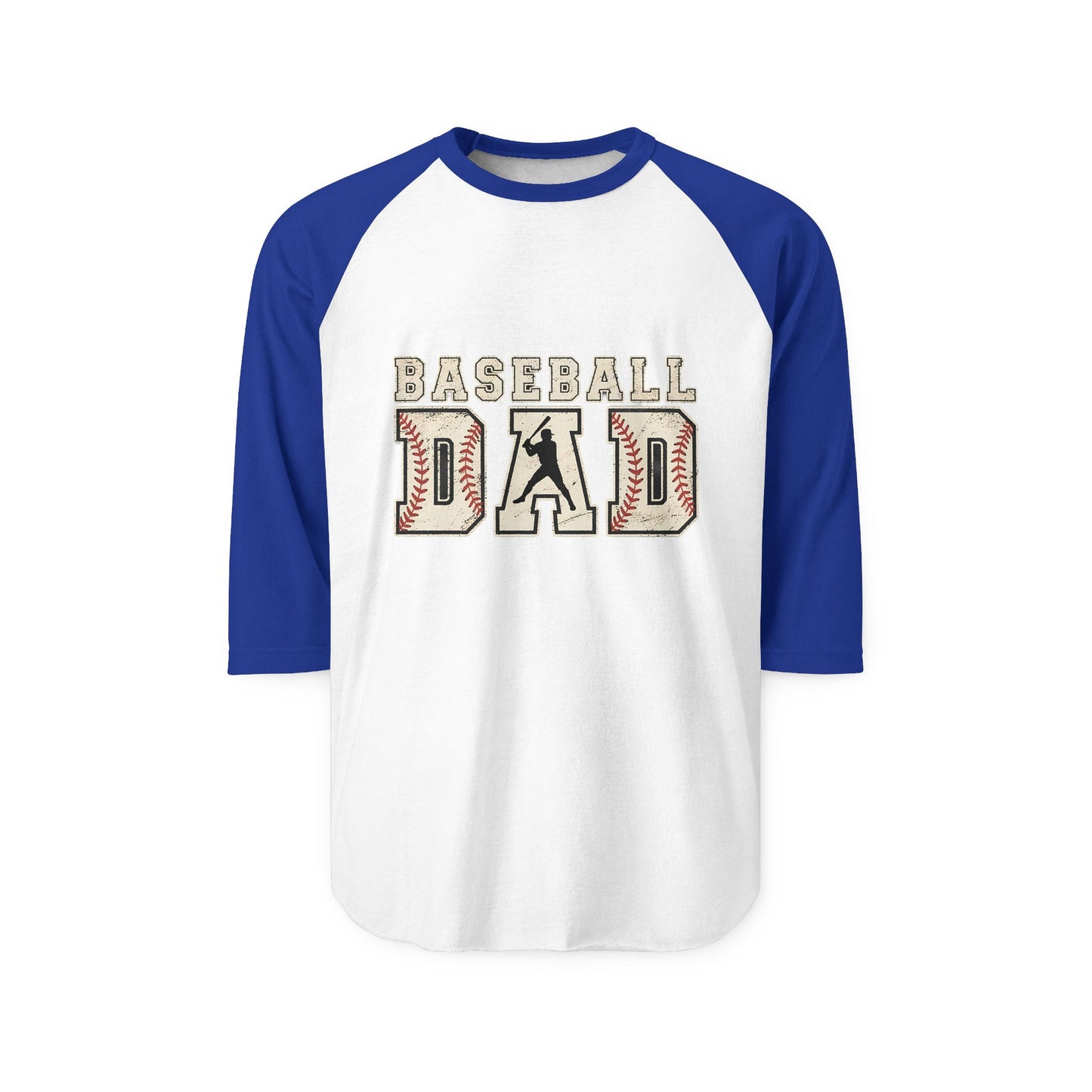 Baseball Dad Unisex Three-Quarter Sleeve Raglan Shirt