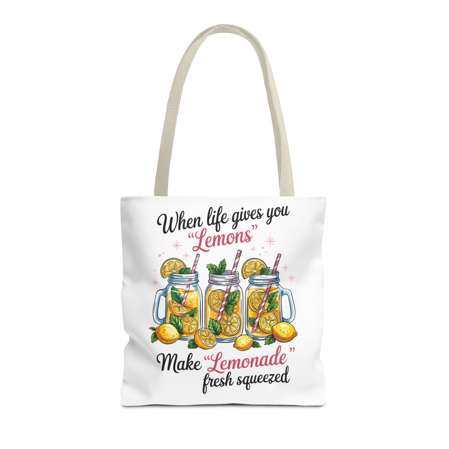 When Life Gives You Lemons Tote Bag (AOP)