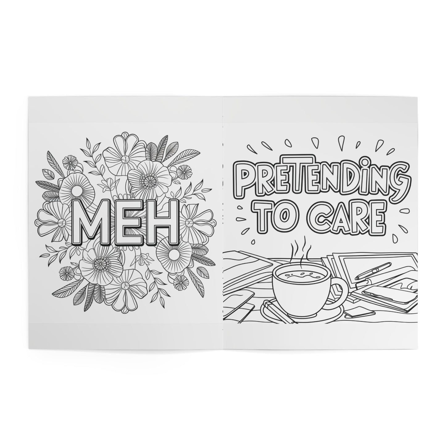 Adult Sarcasm Coloring Book