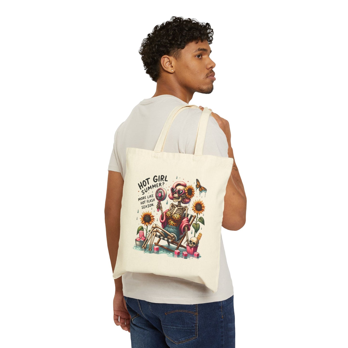 Menopause Cotton Canvas Tote Bag