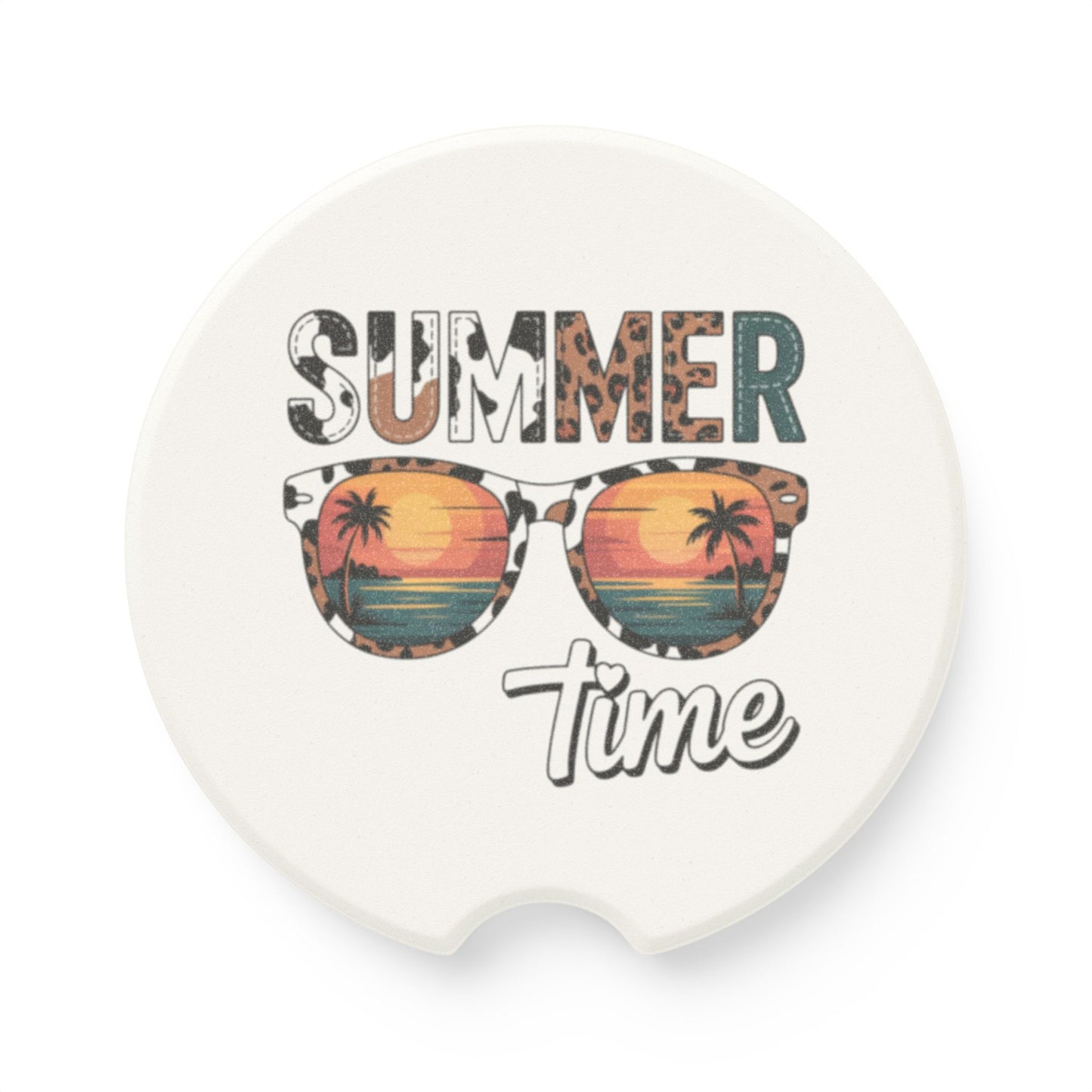 Summer Time Soapstone Car Coaster