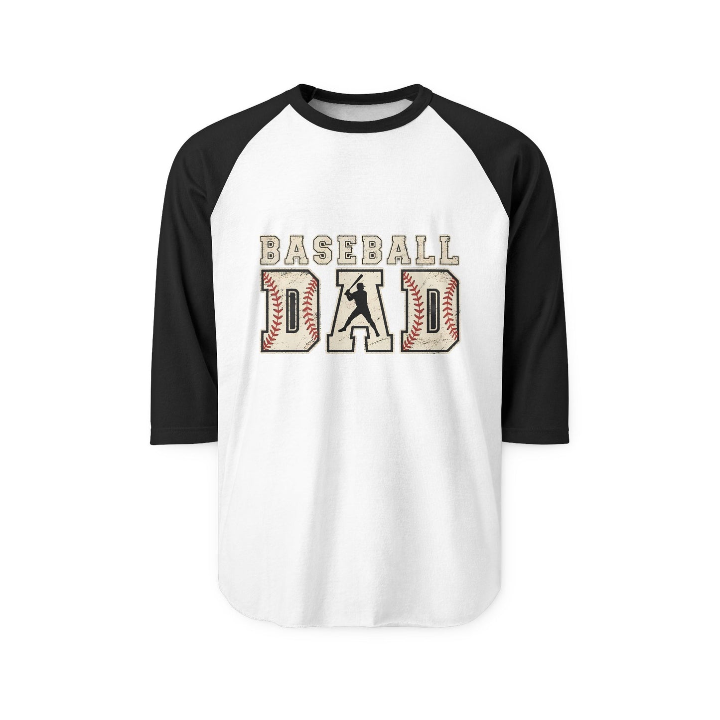 Baseball Dad Unisex Three-Quarter Sleeve Raglan Shirt