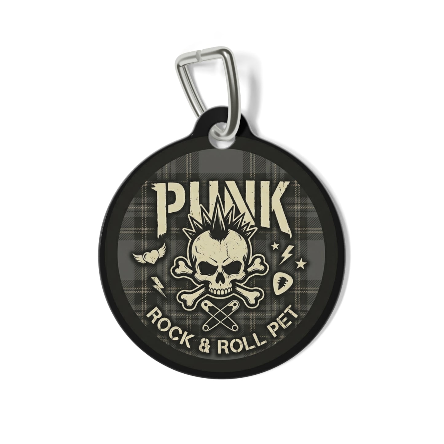Punk Rock Pet 1 inch Pet Tag