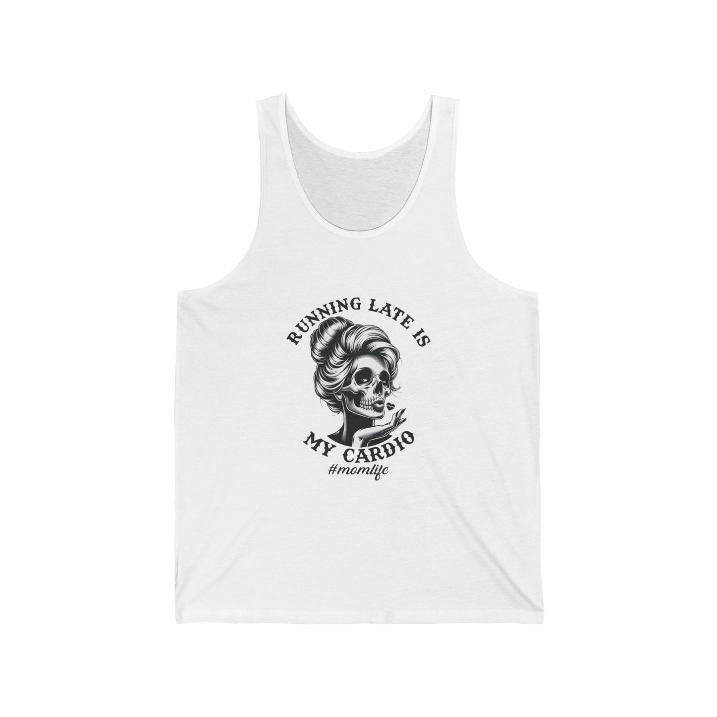 Running Late is My Cardio Unisex Jersey Tank