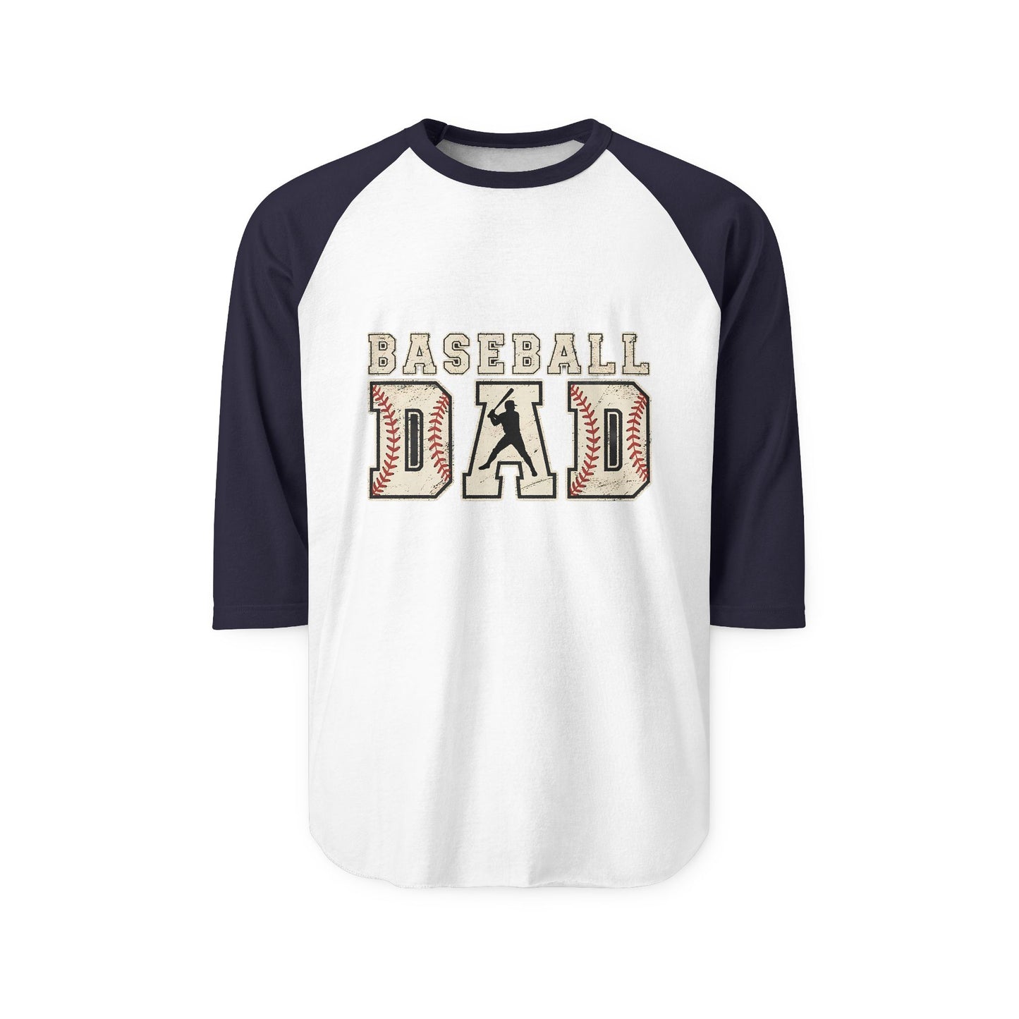 Baseball Dad Unisex Three-Quarter Sleeve Raglan Shirt