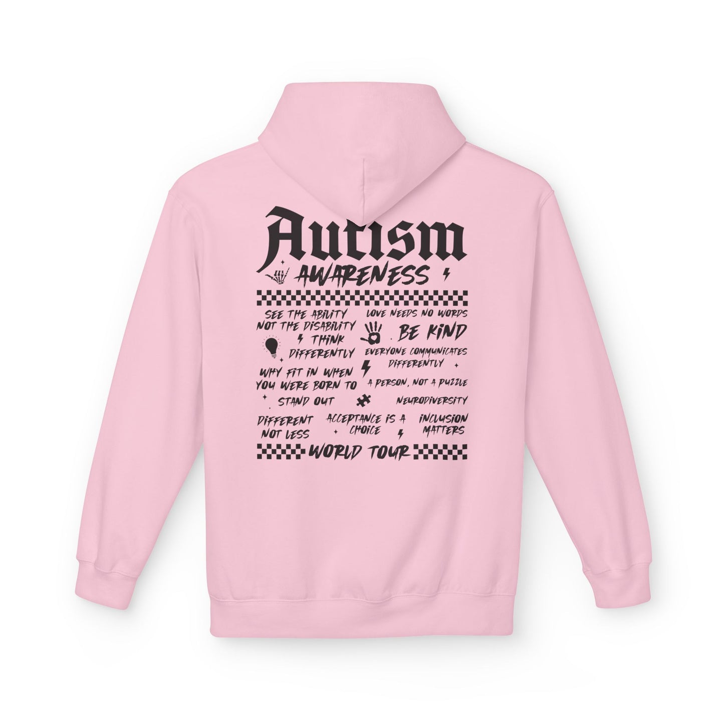 Autism World Tour Unisex Midweight Softstyle Fleece Hoodie