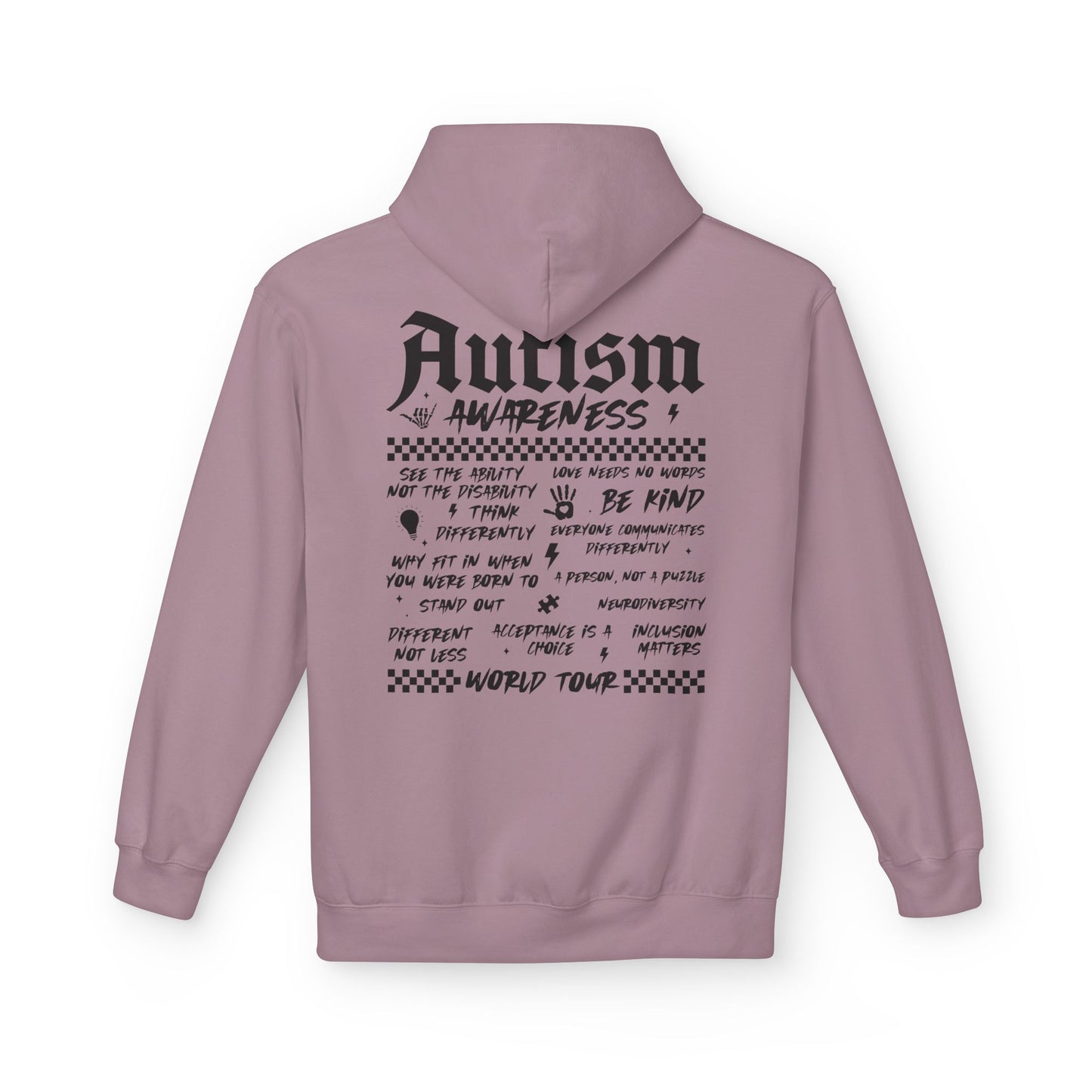 Autism World Tour Unisex Midweight Softstyle Fleece Hoodie