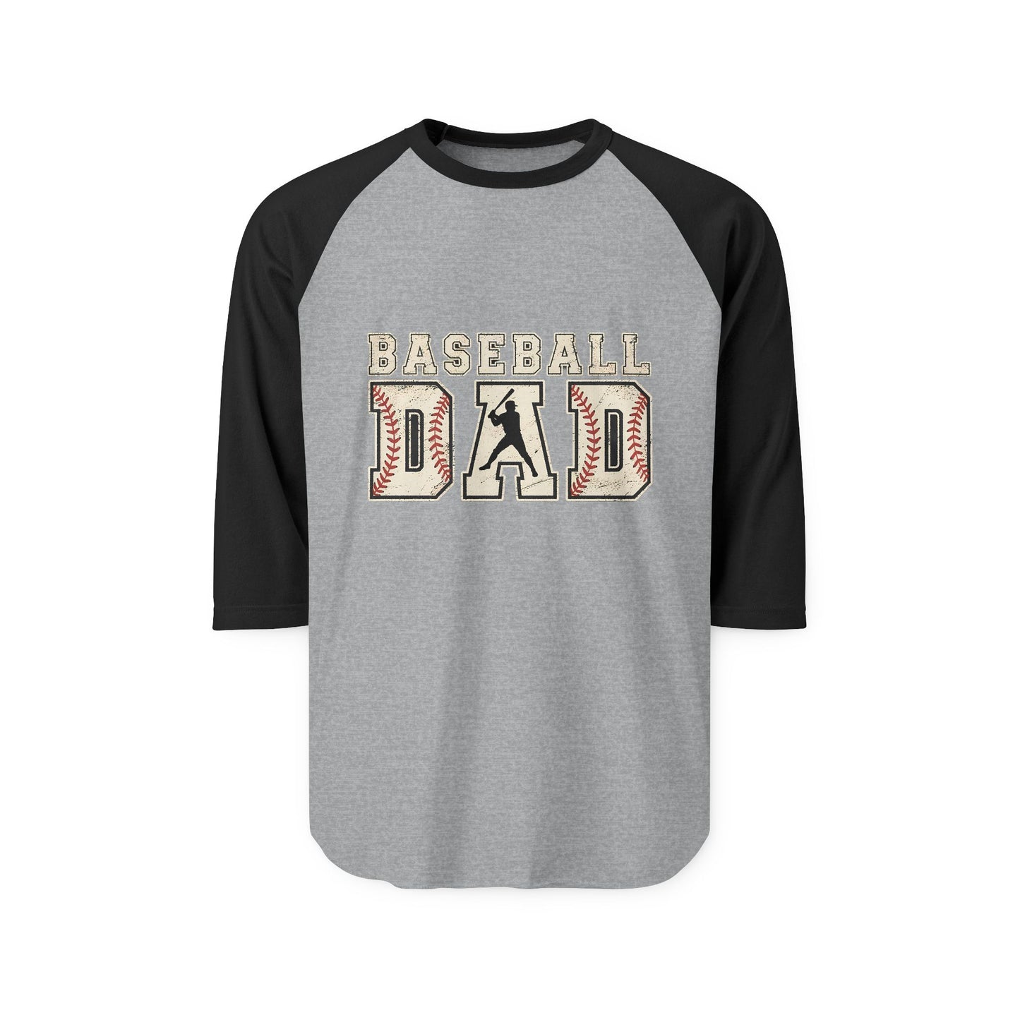 Baseball Dad Unisex Three-Quarter Sleeve Raglan Shirt