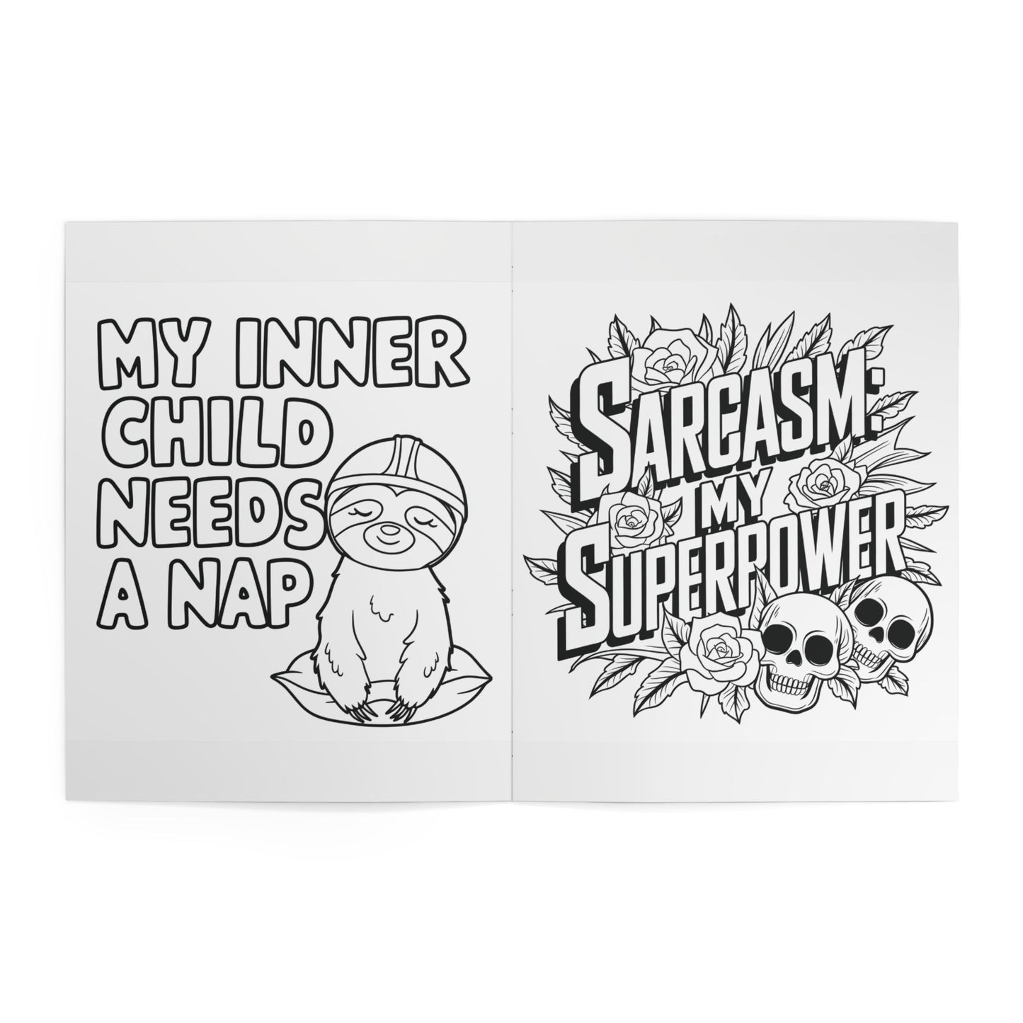 Adult Sarcasm Coloring Book
