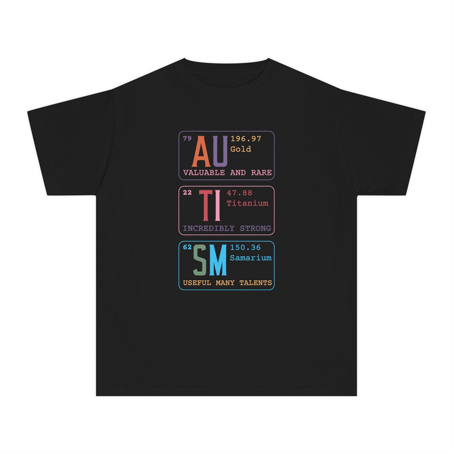 Autism Elements Youth Midweight Tee