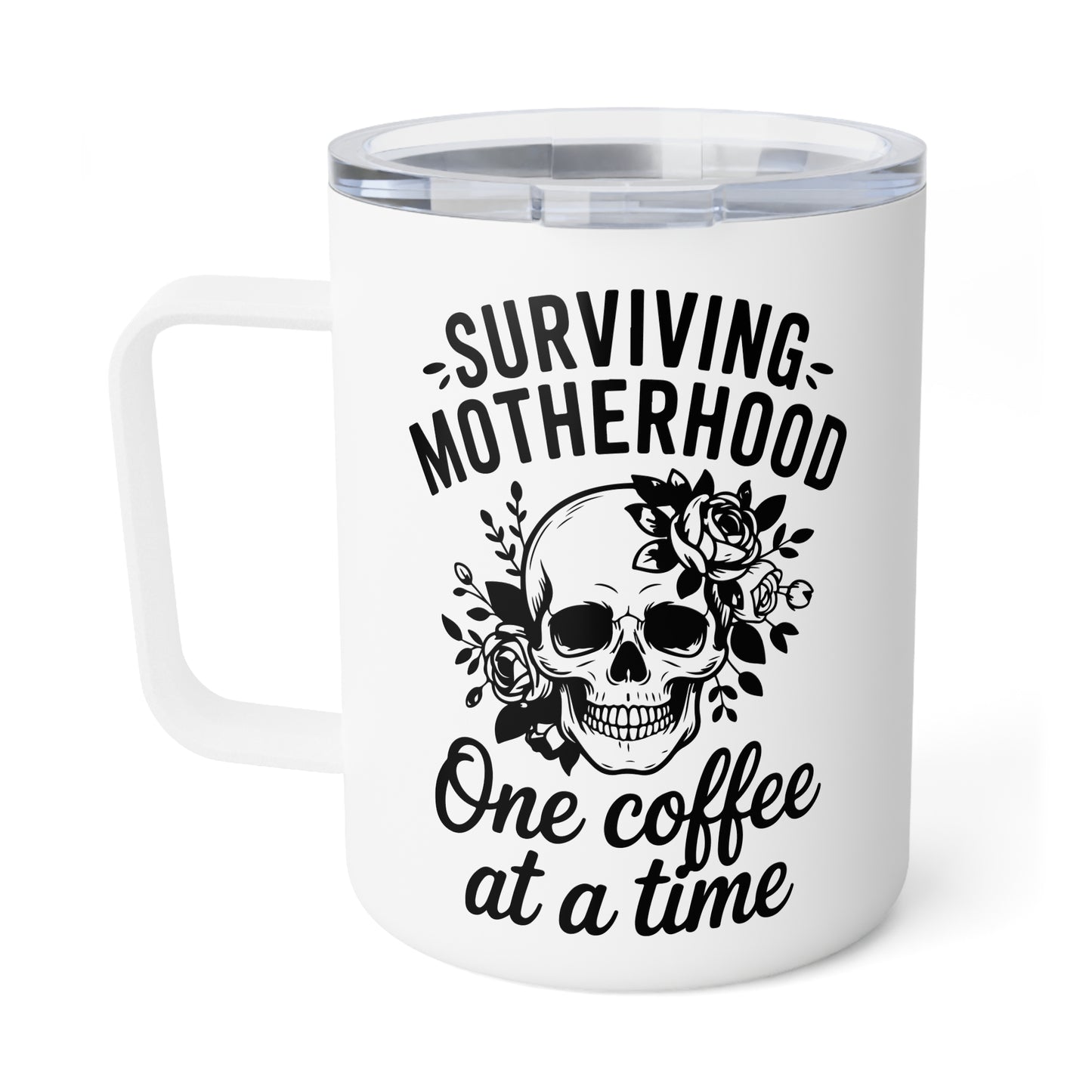 Surviving Motherhood Insulated Coffee Mug, 10oz