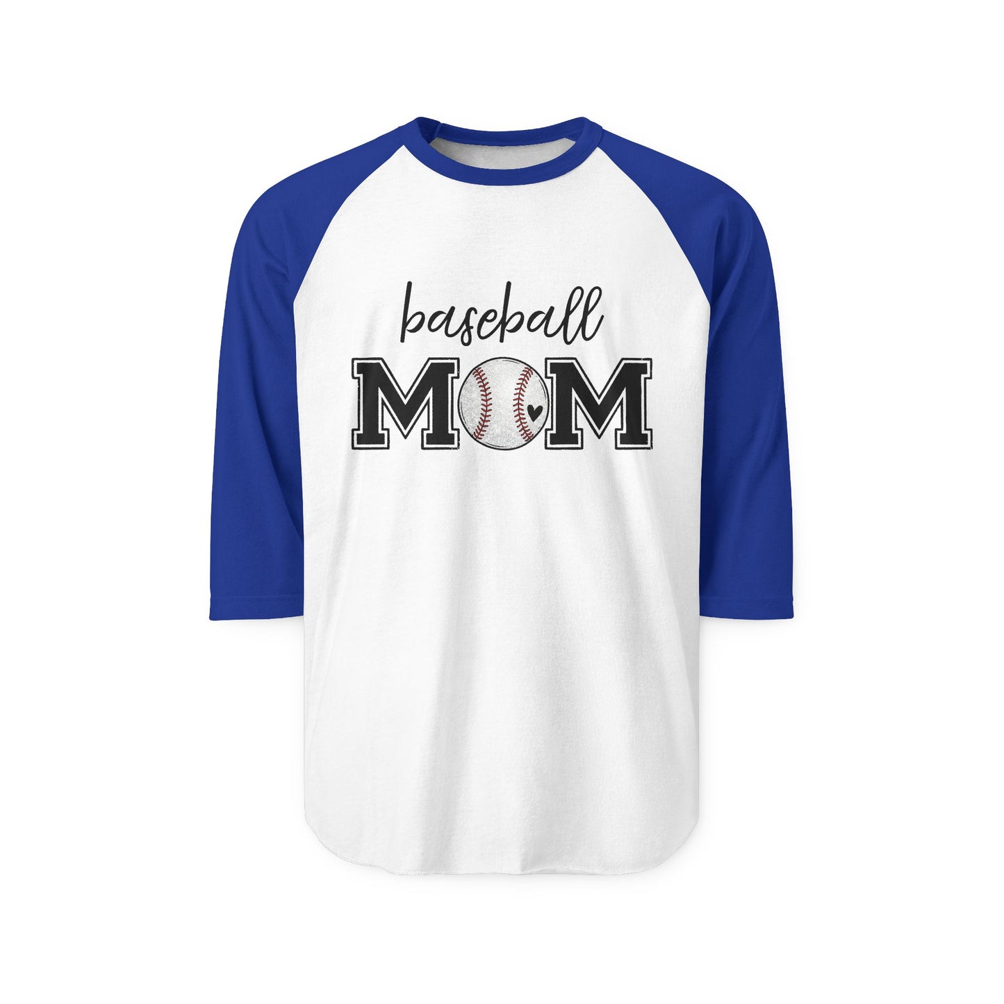 Baseball Mom Unisex Three-Quarter Sleeve Raglan Shirt