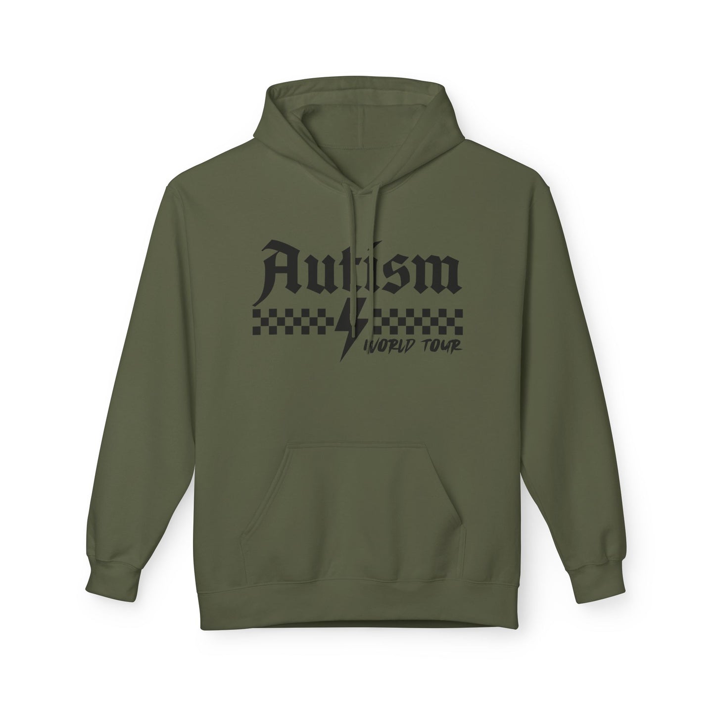 Autism World Tour Unisex Midweight Softstyle Fleece Hoodie
