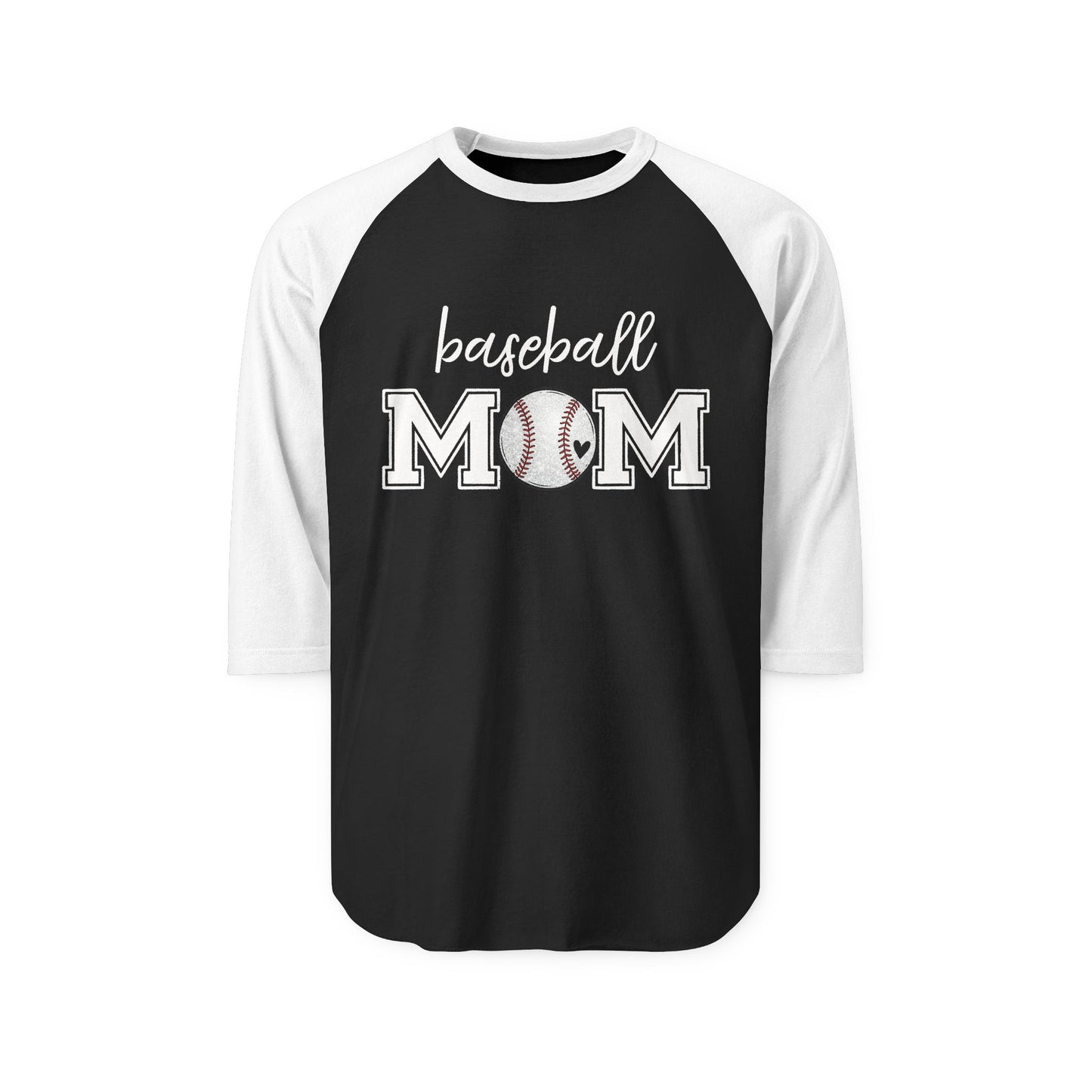 Baseball Mom Unisex Three-Quarter Sleeve Raglan Shirt