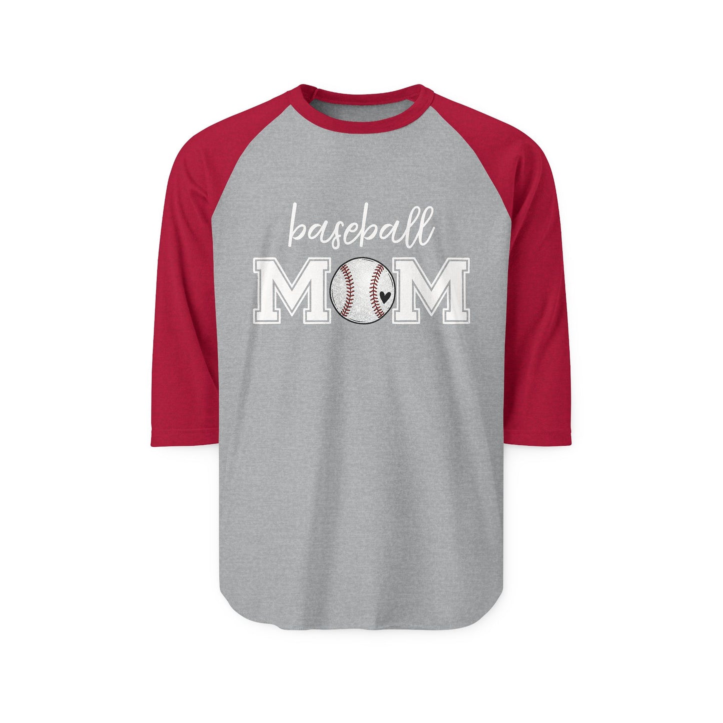 Baseball Mom Unisex Three-Quarter Sleeve Raglan Shirt