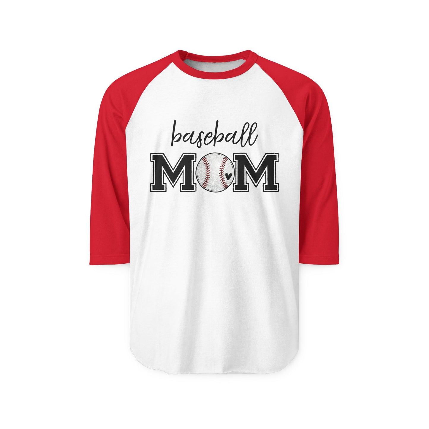 Baseball Mom Unisex Three-Quarter Sleeve Raglan Shirt