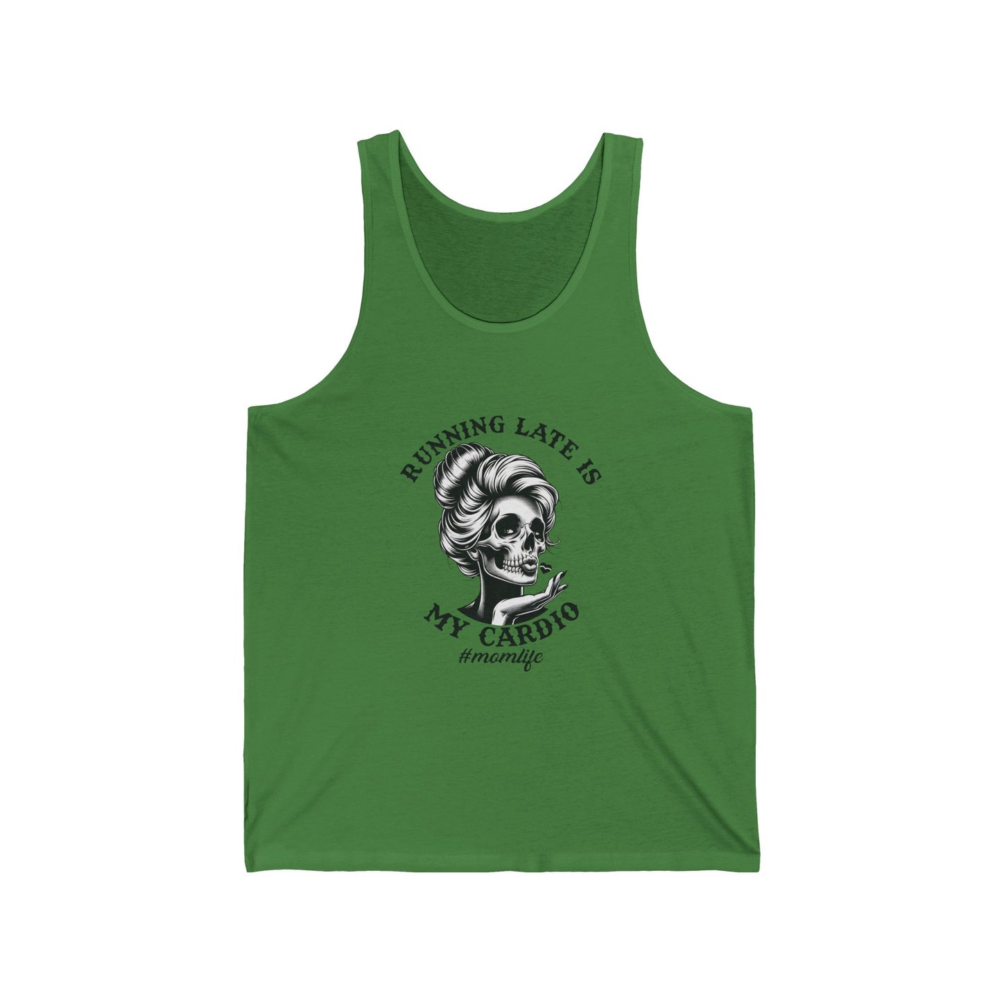 Running Late is My Cardio Unisex Jersey Tank