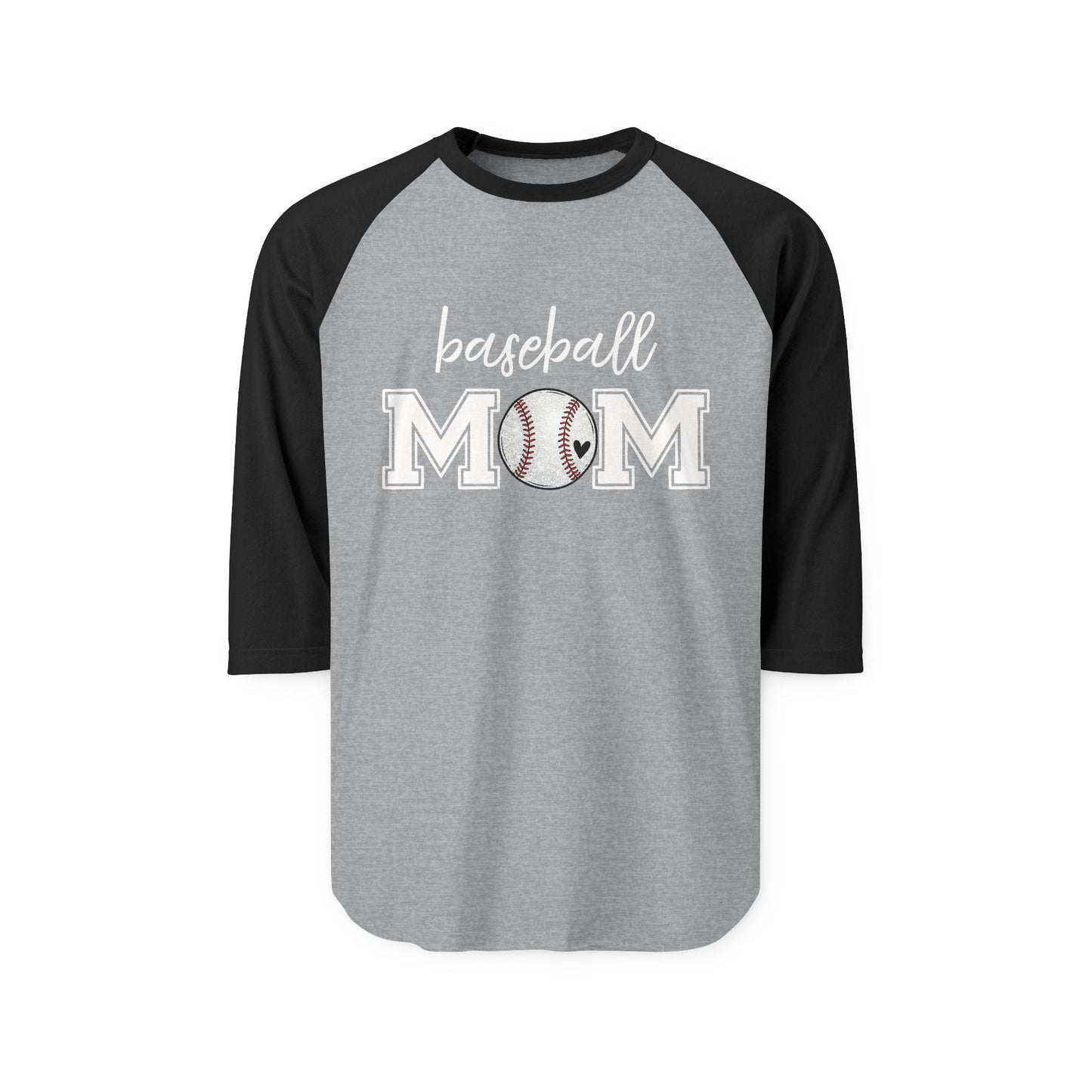 Baseball Mom Unisex Three-Quarter Sleeve Raglan Shirt