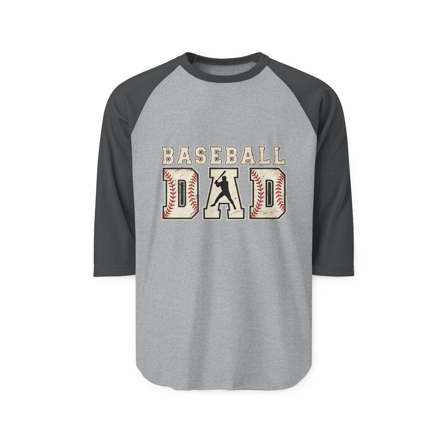 Baseball Dad Unisex Three-Quarter Sleeve Raglan Shirt