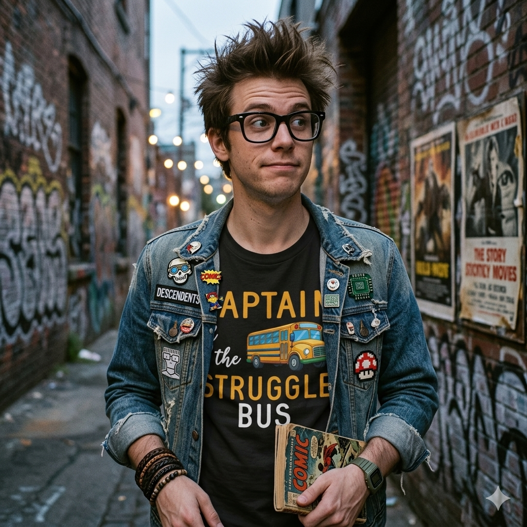 Captain of the Struggle Bus Unisex Softstyle T-Shirt
