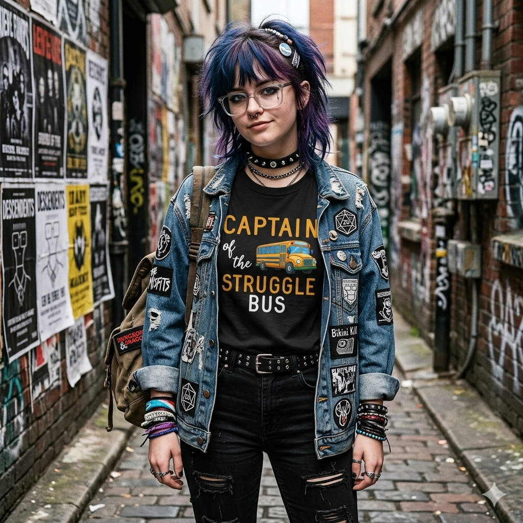 Captain of the Struggle Bus Unisex Softstyle T-Shirt