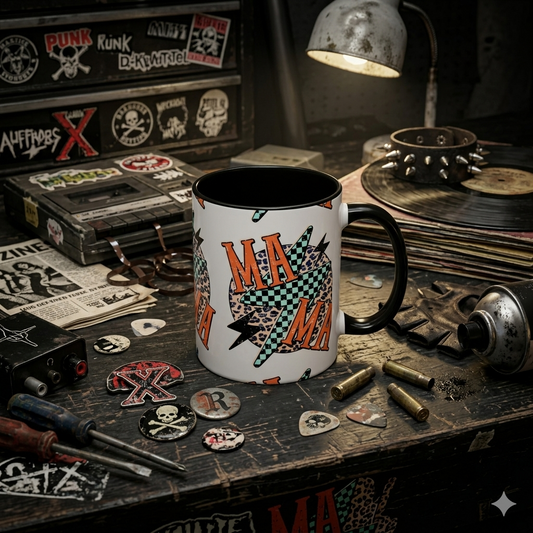 Rock Mama Accent Coffee Mug (11, 15oz)