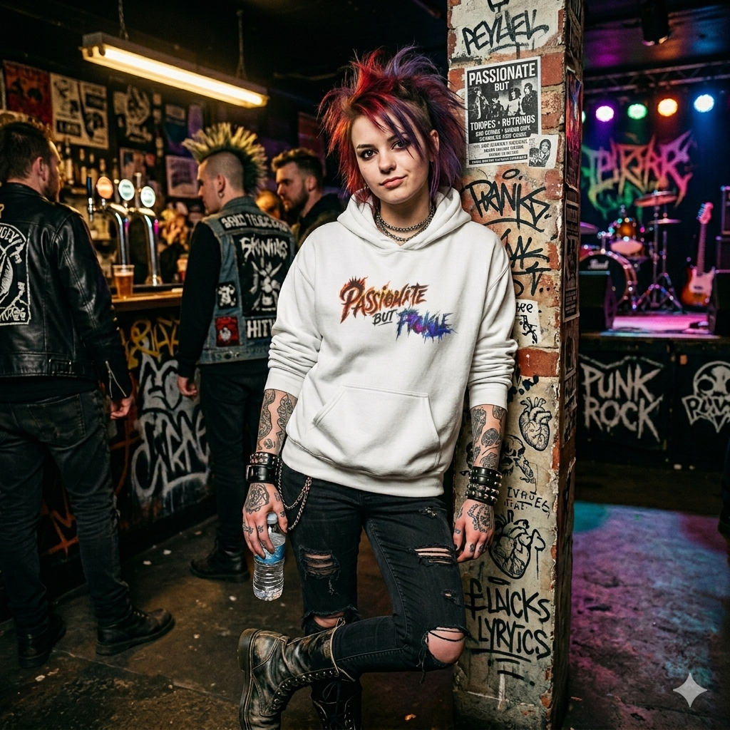 Passionate But Fickle Unisex Midweight Softstyle Fleece Hoodie