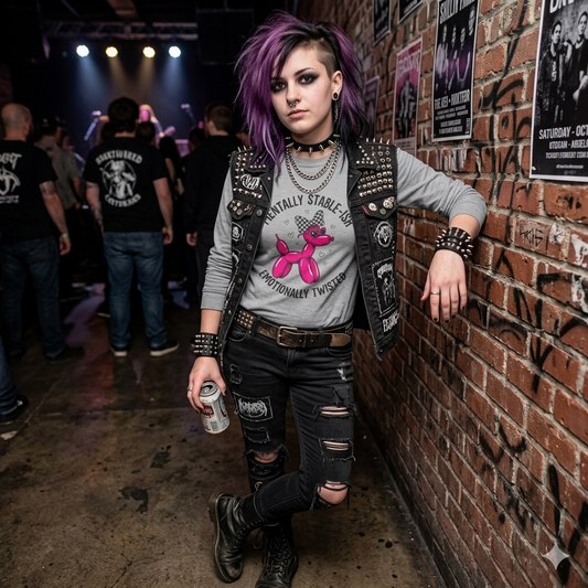 Mentally Stable-Ish Emotionally Twisted Unisex Ultra Cotton Long Sleeve Tee