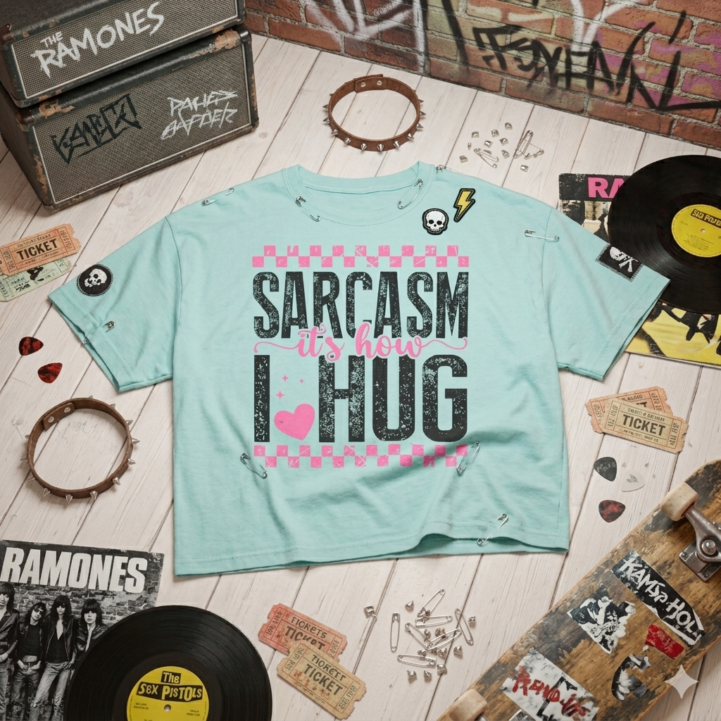Sarcasm It's How I Hug Women's Boxy Tee