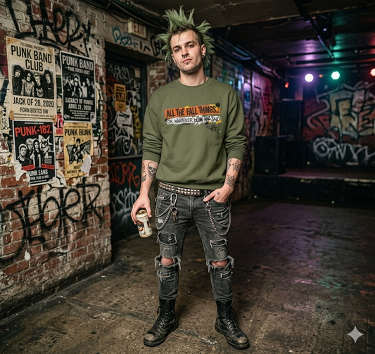 All The Fall Things… Unisex Midweight Softstyle Fleece Crewneck Sweatshirt