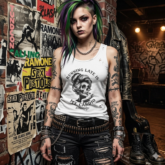 Running Late is My Cardio Unisex Jersey Tank