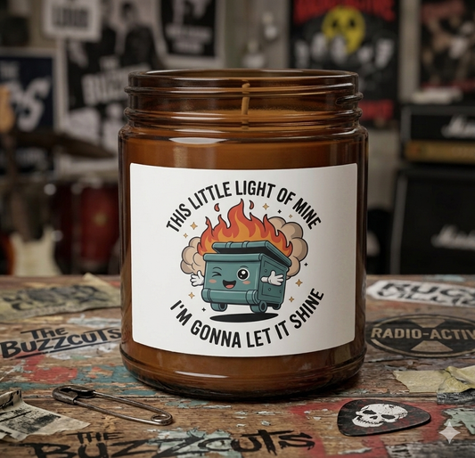 This Little Light of Mine…. Scented Soy Candles with Black Lid, (4 and 9oz)