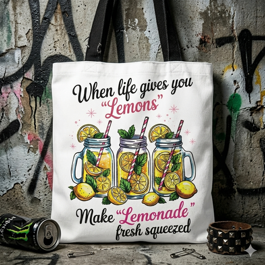 When Life Gives You Lemons Tote Bag (AOP)