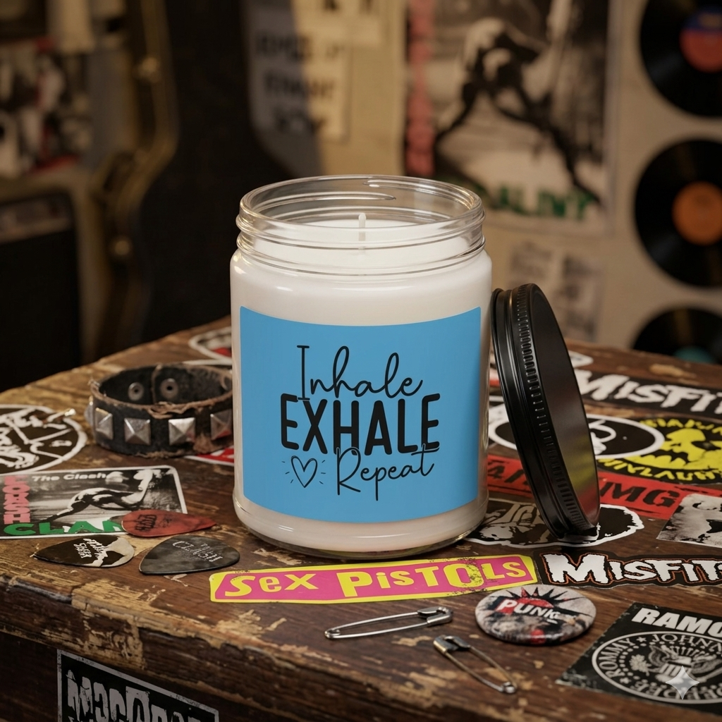 Inhale. Exhale. Repeat. Scented Soy Candle, 9oz