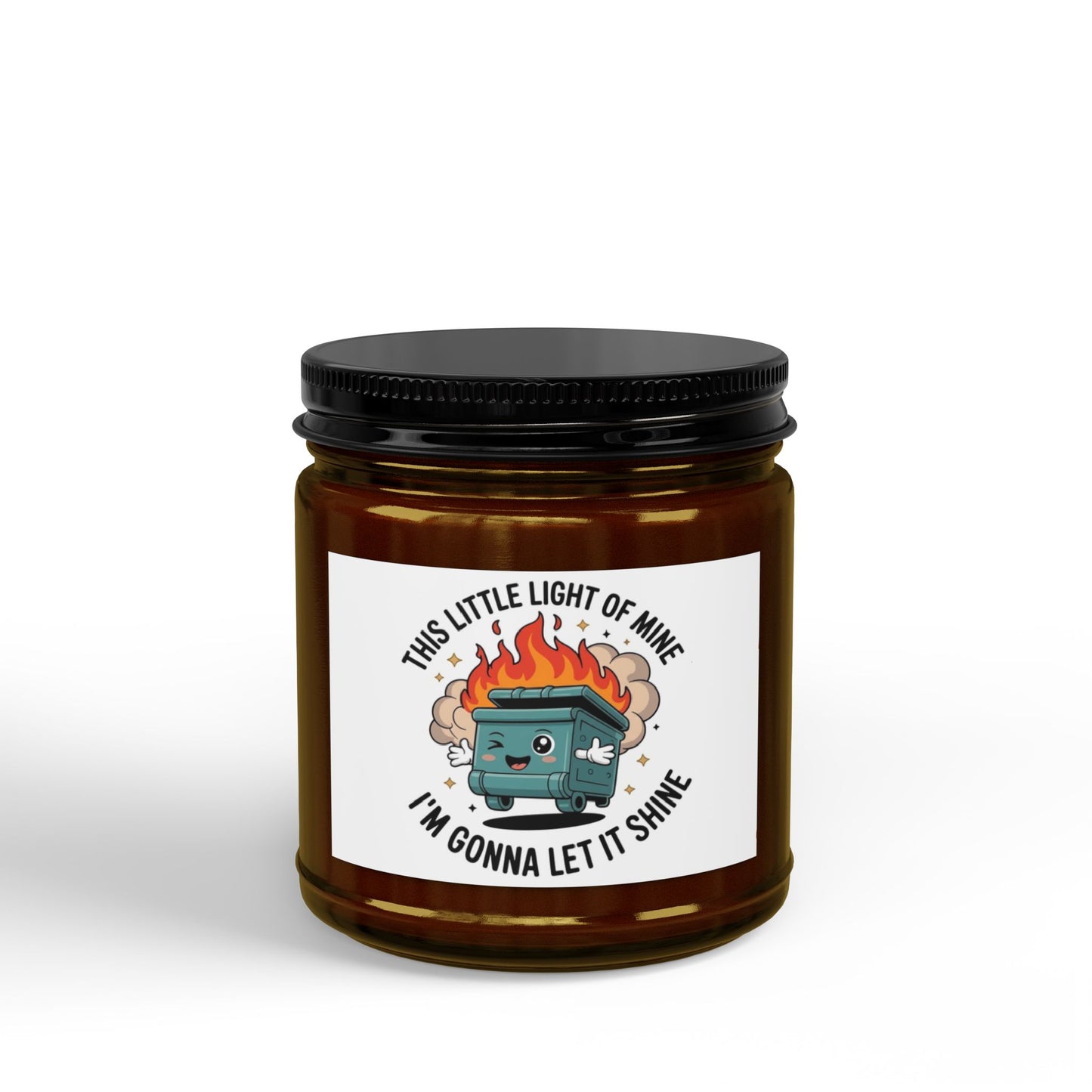 This Little Light of Mine…. Scented Soy Candles with Black Lid, (4 and 9oz)