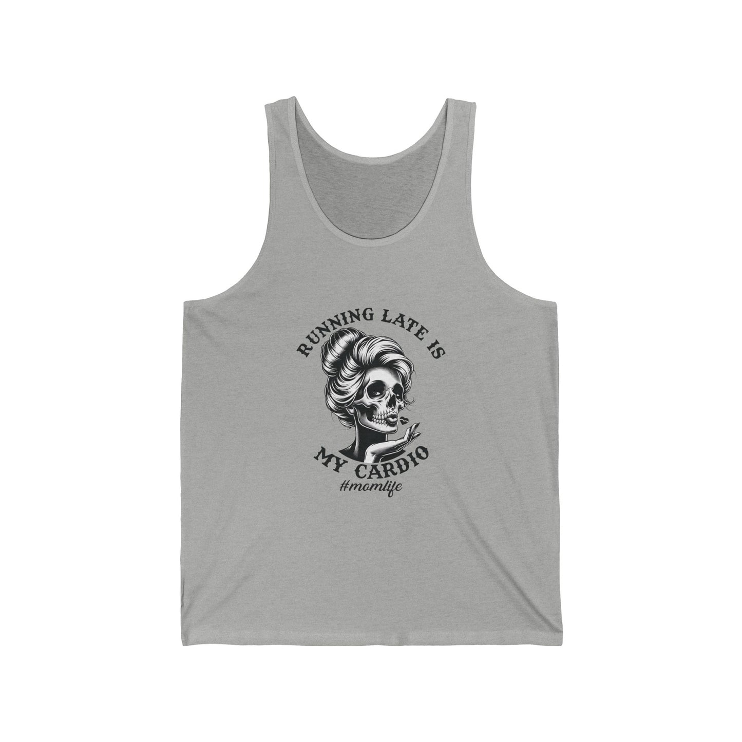 Running Late is My Cardio Unisex Jersey Tank