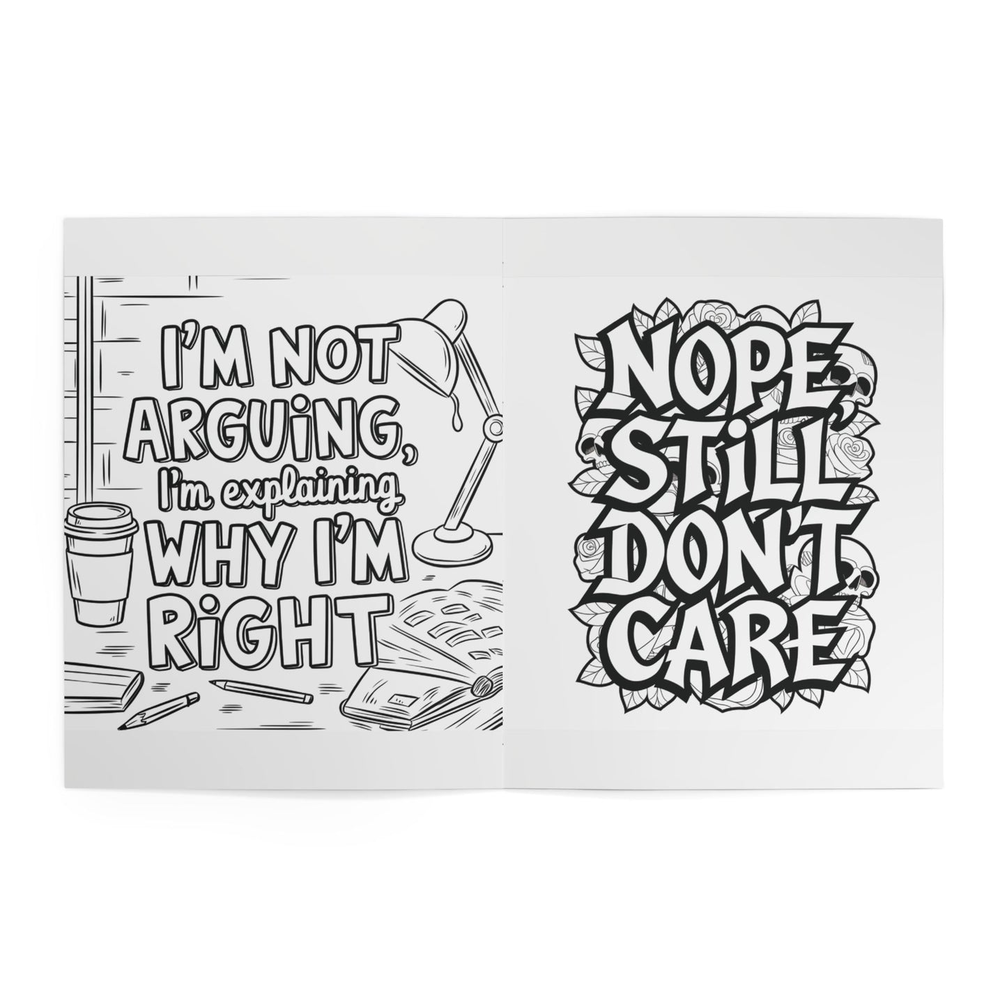 Adult Sarcasm Coloring Book