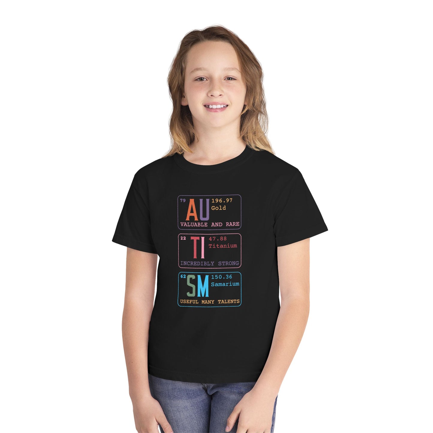 Autism Elements Youth Midweight Tee