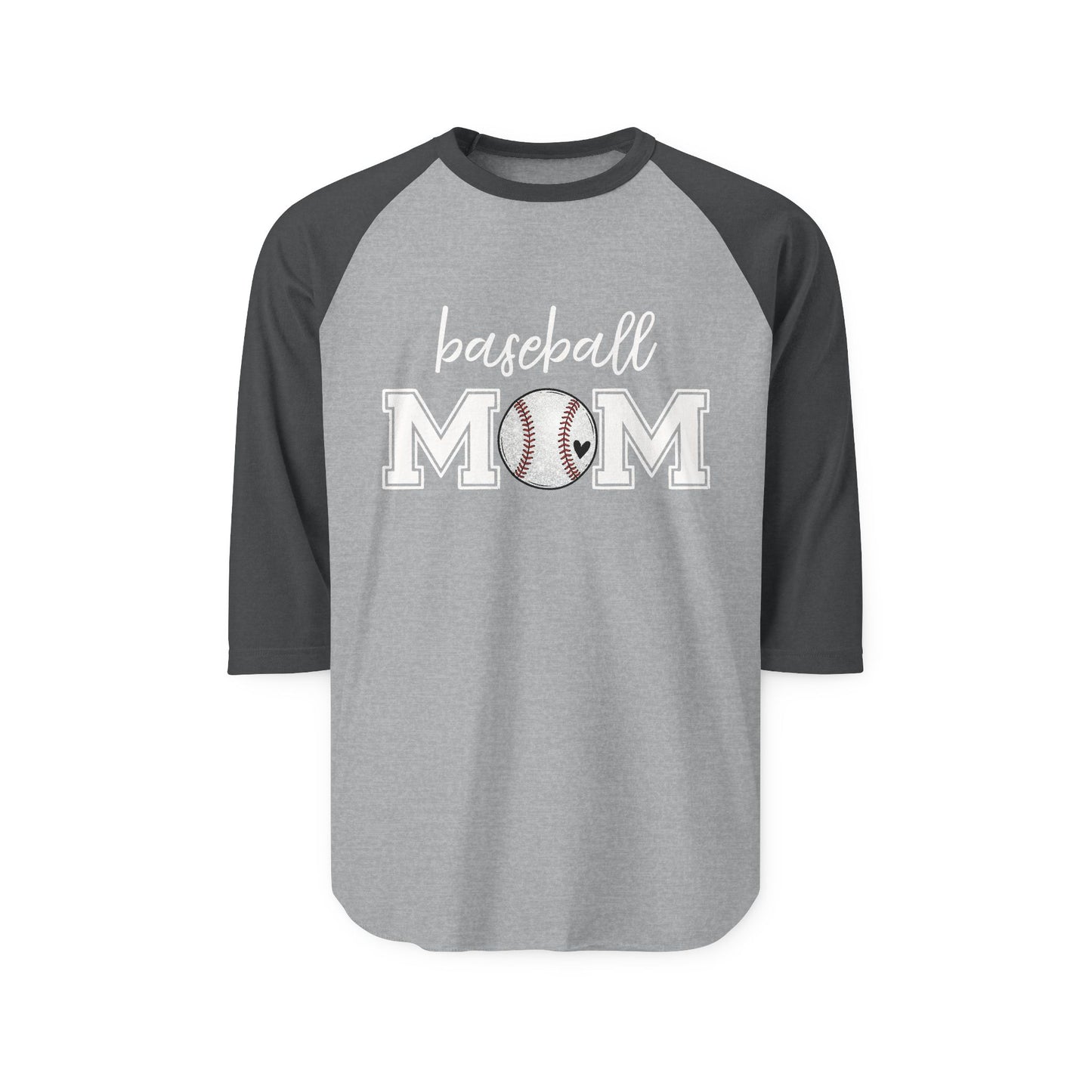 Baseball Mom Unisex Three-Quarter Sleeve Raglan Shirt
