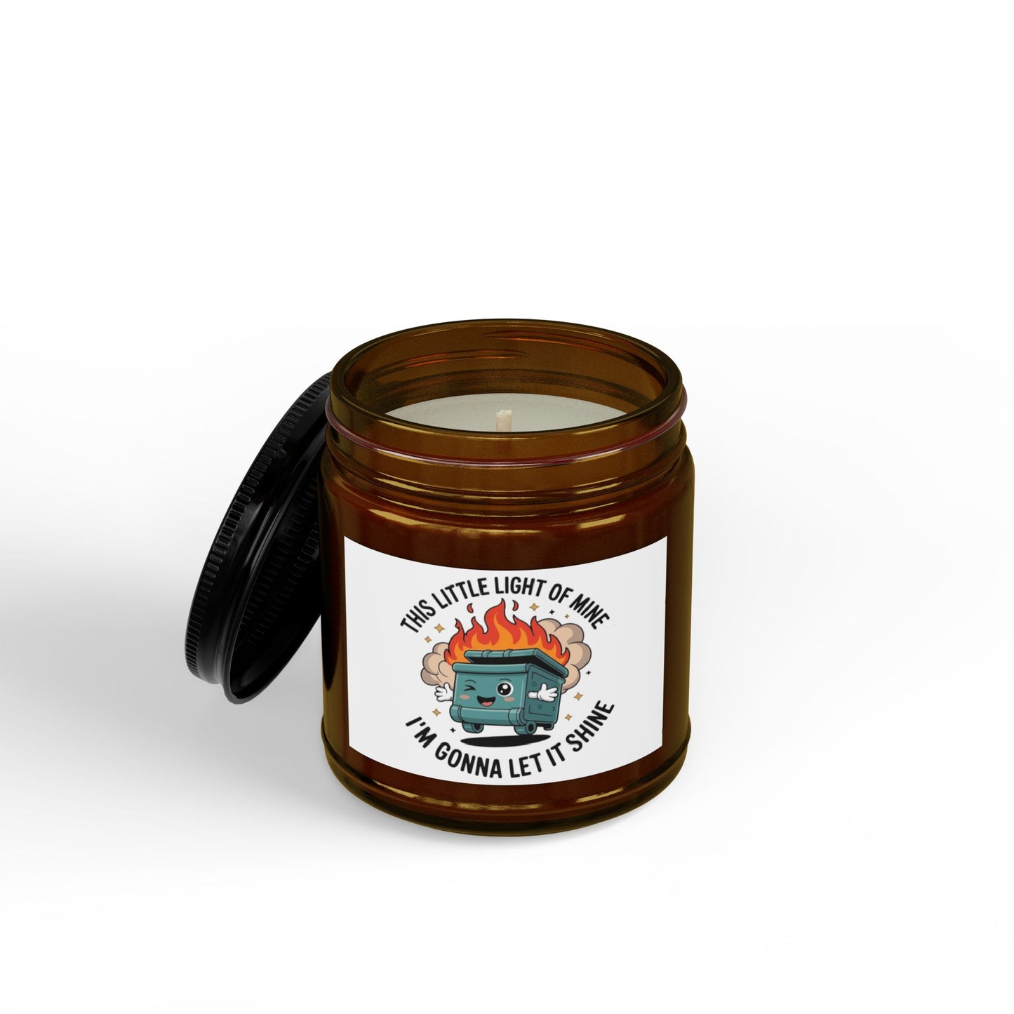 This Little Light of Mine…. Scented Soy Candles with Black Lid, (4 and 9oz)