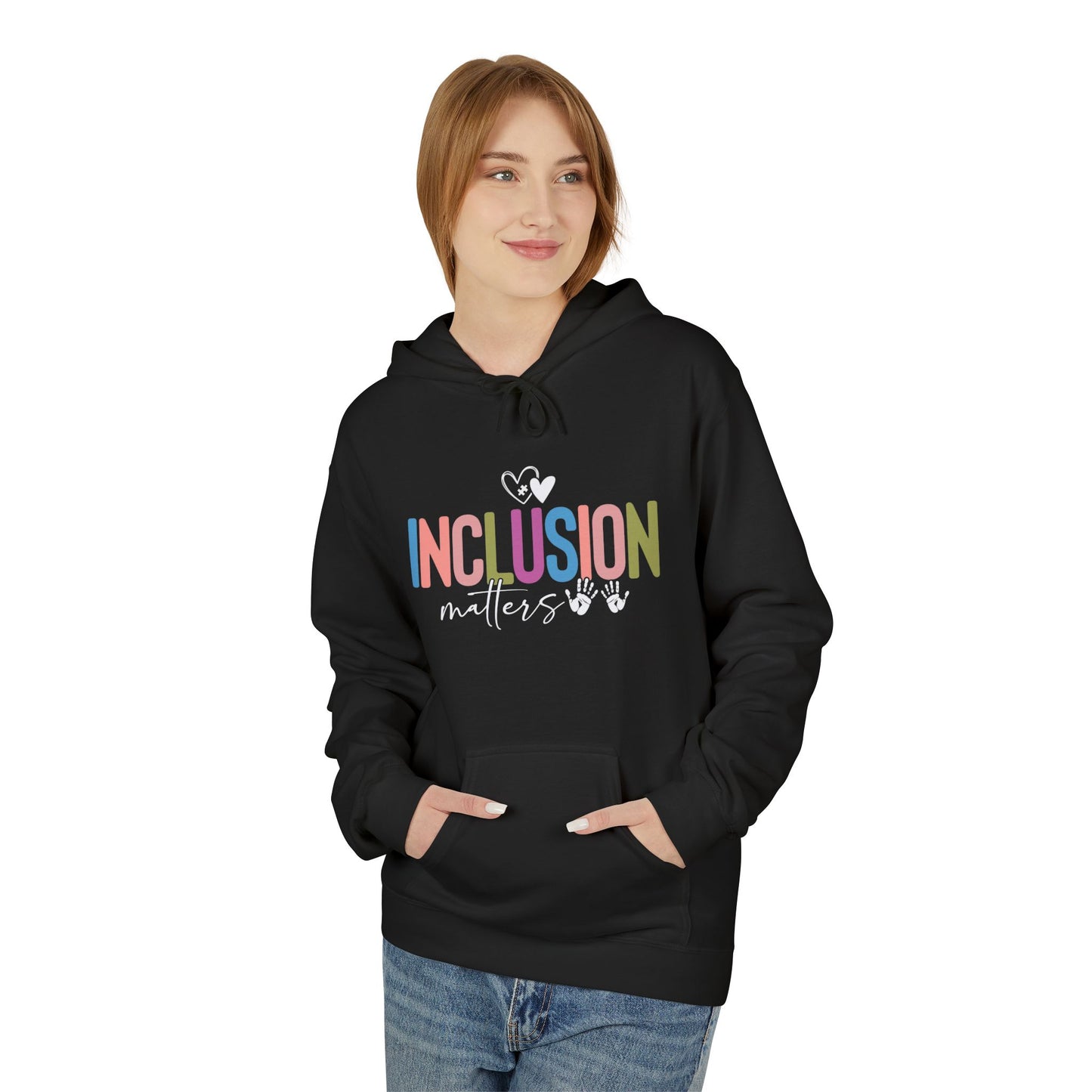 Inclusion Matters Unisex Midweight Softstyle Fleece Hoodie