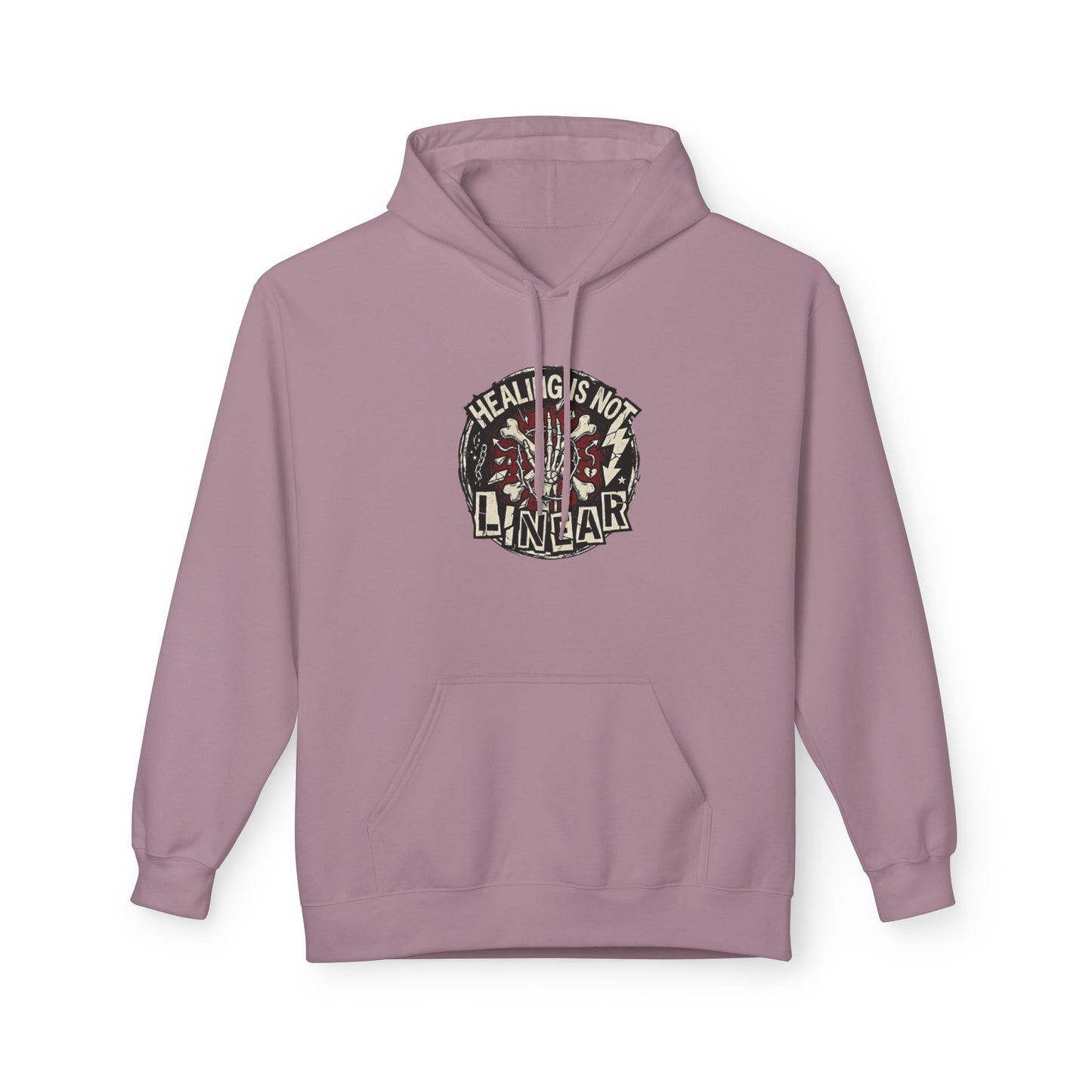 Healing Is Not Linear Unisex Midweight Softstyle Fleece Hoodie